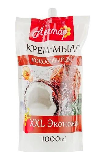 Нектар крем-мило дой-пак 1000мл кокосовий рай